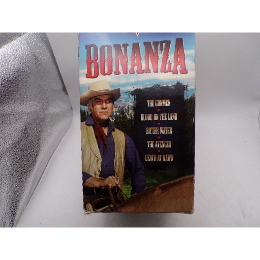 Bonanza VHS Box Set 5 Tapes The Gunmen Blood on the Land Western TV Series